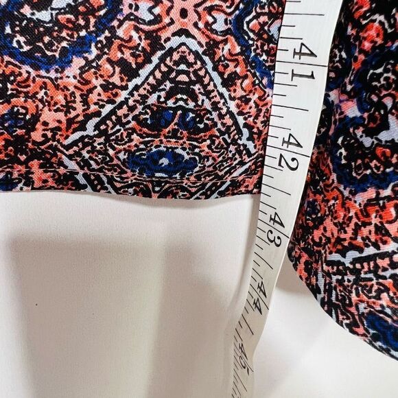 Ellos Blue Pink Coral Paisley Tank Dress Plus - Picture 7 of 9